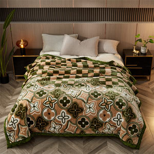 Manta Raschel <span class=keywords><strong>de</strong></span> Estilo Coreano, Tejida, Gruesa, Suave, Ecológica, Agradable al Tacto, para Todas las Estaciones, Personalizable - Product Image 6