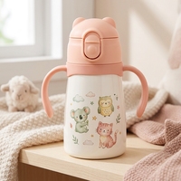 Bouteille isotherme 300 ml pour enfants en acier inoxydable, intérieur et extérieur en acier inoxydable 304, bouteille d'eau isolée OEM