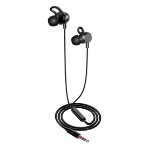 Auriculares Intrauditivos KSC-705 Negros de 1.2m con Micrófono para Uso Telefónico - Product Image 1