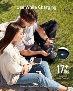 Batería magnética <span class=keywords><strong>Anker</strong></span> 521 (<span class=keywords><strong>PowerBank</strong></span> 5K) Cargador portátil inalámbrico de 5000mAh con cable de USB-C - Product Image 3