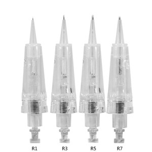 Agujas de Cartucho 1RL FP PMU Tipo Hebilla para Máquina de Tatuaje, para Cejas, Labios, Sombreado y Microblading - Product Image 1
