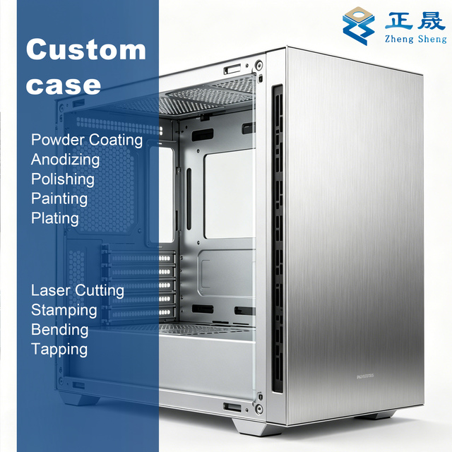 OEM Custom Robot Chassis Enclosure Aluminum Alloy Housing ITX ATX Rack Mount Mid Mini Vertical CNC Machining Fabrication Service