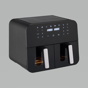 Friteuse à air double pot sans huile 9L à écran tactile électromécanique intelligent de grande capacité - Product Image 4