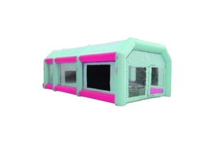 <span class=keywords><strong>Cabine</strong></span> <span class=keywords><strong>de</strong></span> <span class=keywords><strong>peinture</strong></span> cubique gonflable portable à vendre tente <span class=keywords><strong>de</strong></span> pulvérisation gonflable avec 2 souffleurs - Product Image 5