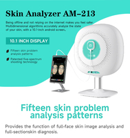 Analyseur facial de clinique de beauté avec technologie d'imagerie multi-spectrale