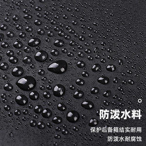 Car Trunk Mat Black Silver Coated Cloth Water Resistant Durable For General Use Small 120x70cm Large 140x100cm - Product Image 1