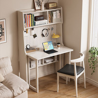 Bureau d'ordinateur portable moderne en bois de chêne massif, table d'étude, console sculptée à la main de style chinois, pour villa, durable, écologique, avec 4 tiroirs de rangement