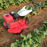 Machine à labourer manuelle simple pour jardin, machine à labourer mécanisée, motoculteur, cultivateur, caisse en bois, moteur diesel fourni 64
