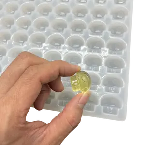 사용자 정의 사각형 육각 타원형 큐브 버섯 실리콘 퐁당 사탕 구미 곰 금형