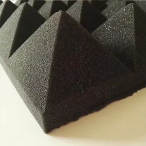 Factory Acoustic foam Soundproofing Sponge Pyramid Form Easy Installation For KTV Studio Music Room