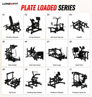 Machine à Squats à Harnais à Charge Libre 400 kg, Rameur T-Bar Multifonctionnel, Équipement de Gym Commercial Robuste pour le Bas du Corps