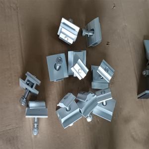 Accessoires solaires Gresolar en gros pour systèmes de montage solaire sur toits métalliques commerciaux – Accessoires de fixation solaire : Colliers de fixation intermédiaires/finaux - Product Image 1