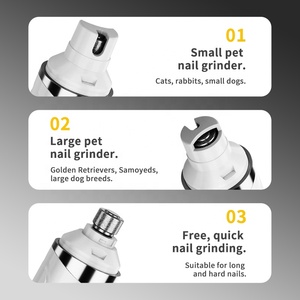 Novo Cortador de Unhas Digital Elétrico Portátil para Cães e Gatos, Baixo Ruído, 2 Velocidades com Luz LED, Recarregável via USB - Product Image 3