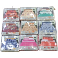 Ensemble de literie à faible MOQ, 48 nouveaux designs, produits prêts, livraison rapide, ensemble de draps imprimés 6 pièces avec taies d'oreiller, taille Queen