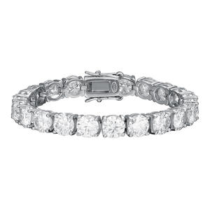 Bracelet unisexe One <span class=keywords><strong>Carla</strong></span> en moissanite 2 carats, argent 925, mode simple et élégante, luxe léger, artisanat transfrontalier - Product Image 5