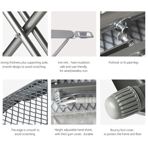 KHÁCH SẠN gấp wallmounted Bàn ủi hơi nước với khả năng chịu nhiệt sắt ban Bìa - Product Image 3