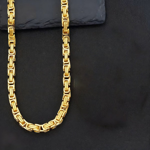 Set de Joyería de Lujo a Juego - Pulsera y Collar Acero Inoxidable Bañado Oro, Colección de Moda Coordinada - Product Image 6