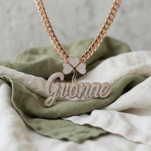 Colgante Personalizado Icedout con Nombre, Plata 925, Diamante Moissanita, Joyería de Lujo Hip Hop para Fiesta, Colgante con Letra Personalizada - Product Image 4