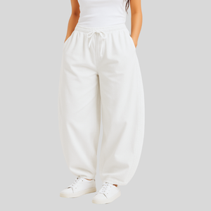 Pantalones de mujer de la más alta calidad Ropa de mujer duradera 100% Tela de algodón Muestra gratis Hecho en la fábrica de Vietnam - Product Image 3