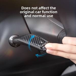 Kits interiores refrescados Y/3 <span class=keywords><strong>para</strong></span> Tesla, cubierta <span class=keywords><strong>de</strong></span> cambio <span class=keywords><strong>de</strong></span> marchas modificada, <span class=keywords><strong>Protector</strong></span> <span class=keywords><strong>de</strong></span> limpiaparabrisas <span class=keywords><strong>para</strong></span> manillar, accesorios ABS, decoración <span class=keywords><strong>de</strong></span> artículos <span class=keywords><strong>de</strong></span> coche - Product Image 4