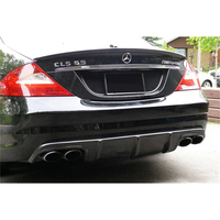 Lèvre de diffuseur arrière en polymère renforcé de fibre de style OEM pour W219 CLS63 CLS55 AMG
