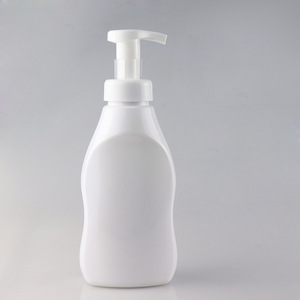 2024 nouvelle bouteille de shampooing et de revitalisant d'emballage liquide en plastique PE blanc avec pompe à mousse de Type griffe de chat pétale - Product Image 1