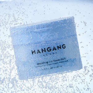 แผ่นโทนเนอร์หน้าใส Hangang Seoul Vegan Sparkling Ice 140 มล. ไฮยาลูรอนิค แอซิด ควบคุมความมัน ปลอบประโลมผิว ชุ่มชื้น สำหรับผู้ใหญ่ทุกสภาพผิว - Product Image 4