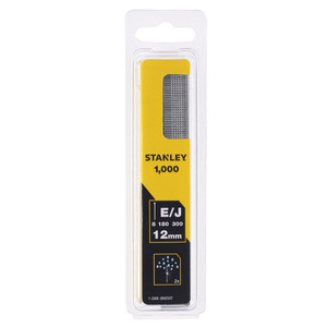 Clous Stanley E/J 12 mm, lot de 1000, zingués, pour bois et métal - Product Image 1
