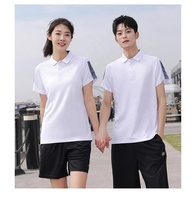 Haute qualité 100% Polyester hommes été pour Polo t-shirt en gros à manches courtes Jersey imprimé Patchwork tricoté Design Golf Polo