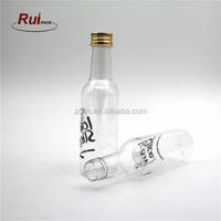 60ml, 100ml,150ml 300ml bouteille en plastique PET vide de type bière, bouteille de vin