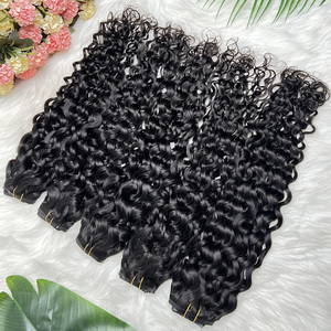 ผมต่อแบบคลิปอินอินเดียแท้แบบเวฟ ผมมนุษย์แบบไร้รอยต่อ ใช้ซ้ำได้ - Product Image 3