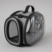 Sac de transport pliable transparent YAOYUE pour animaux de compagnie, sac de transport pliable pour chat avec porte en maille et EVA, sac de voyage pliable pour animaux de compagnie, 2 tailles