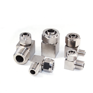 Пневматический соединитель из нержавеющей стали серии <span class=keywords><strong>PL</strong></span> с прямоугольным коленчатым соединением - Product Image 6