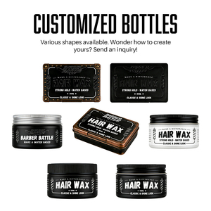 BARBERPASSION โพเมดจัดแต่งทรงผมสูตรเฉพาะ กลิ่นหอมตามสั่ง พร้อมส่วนผสมใหม่จากธรรมชาติ ให้ลุคผมดูเป็นธรรมชาติ ติดทนนาน แว็กซ์จัดแต่งทรงผมสำหรับผู้ชาย - Product Image 5