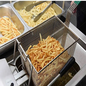 XEOLEO Commercial 36L Double Tank <strong>Fryer</strong> LPG Gas Chicken Chip Deep <strong>Fryer</strong> Stainless Steel Fries Deep <strong>Fryer</strong> <strong>Machine</strong> - Product Image 6