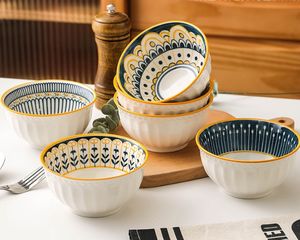 Vente en gros Bol à thé de 340ml en céramique de luxe vintage de style scandinave Bol à glaçure cuite - Product Image 2