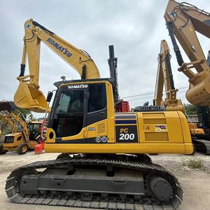 Excavadora de orugas hidráulica usada original Komatsu PC220, maquinaria pesada usada Komatsu PC220, excavadora en stock - Product Image 1