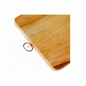 Tabla de cortar de bambú elegante y segura con superficie antideslizante para cortar carne, frutas, verduras, hierbas - Product Image 1