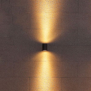 Applique murale extérieure moderne carrée noire IP65 étanche, <span class=keywords><strong>luminaire</strong></span> LED pour villa, balcon, couloir, jardin, hôtel, éclairage de façade - Product Image 2