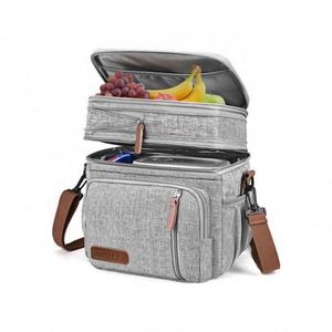 Camping Ice Tote Cooler pour pique-nique Sacs isolés pliables Sac à lunch étanche - Product Image 6