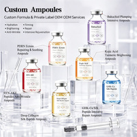 Ampoule intensive au collagène et aux peptides de soie, sérum liquide hydratant pour le visage, blanchissant, raffermissant et anti-rides
