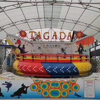 Cina fabbrica parco divertimenti attrezzature 2m-6m di diametro a basso prezzo giostra tagada dancing disco per parchi fiera del divertimento