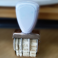 Outils de Journal populaires timbres à rouleaux timbres d'enregistrement laitier timbres à rouleaux en caoutchouc de Silicone pour un usage quotidien