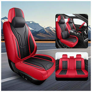 Funda de Asiento de Coche Prisma Full Surround, Juego Completo de Cuero Perforado de Primera Calidad, Estilo Ejecutivo de Lujo para las Cuatro Estaciones - Product Image 1