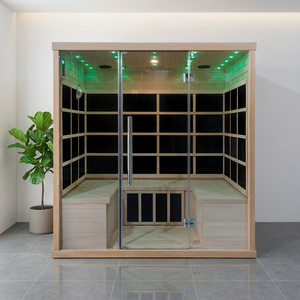 Sauna de Infrarrojos para el Hogar, de 6 a 8 Personas, Bajo EMF, con Calentador de Carbono, para Uso en Interiores - Product Image 1