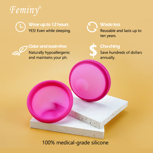 <span class=keywords><strong>Disco</strong></span> <span class=keywords><strong>menstrual</strong></span> de silicona de grado médico suave reutilizable grande a precio de fábrica - Product Image 3