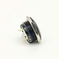 Lampes LED 19mm Boutons électroniques 6V 24V Interrupteurs à bouton poussoir ultra courts Voyants normalement ouverts