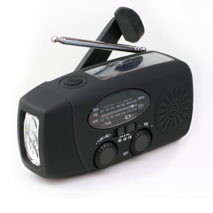 In Stock Solar Crank Radio 2000mAh Rechargeable <strong>Emergency</strong> Radio WB / NOAA with <strong>Torch</strong> <strong>Light</strong> and Power Charger - Product Image 2