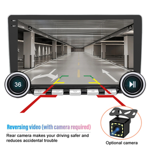 10.1 inch đài phát thanh xe nút núm kép Android Carplay bt-kích hoạt wifi DSP đa phương tiện xe Stereo Car DVD Player - Product Image 5