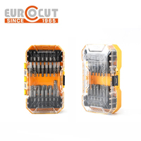 EUROCUT Kit de grande taille de douilles de tournevis à chocs multi-usage, kit de douilles hexagonales